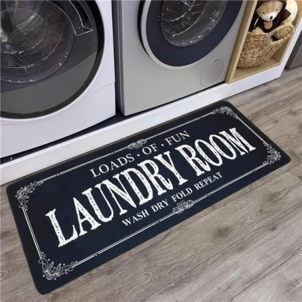 Laundry Room Rug Runner Non Slip Laundry Mats Mudroom Runner Farmhouse Kitchen